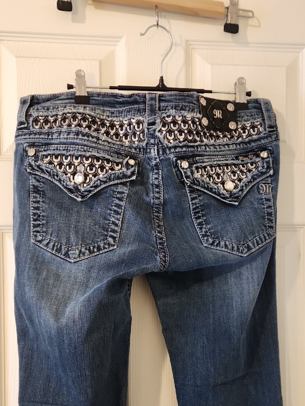 Miss Me Signature Rise Boot Cut Denim Jeans 33